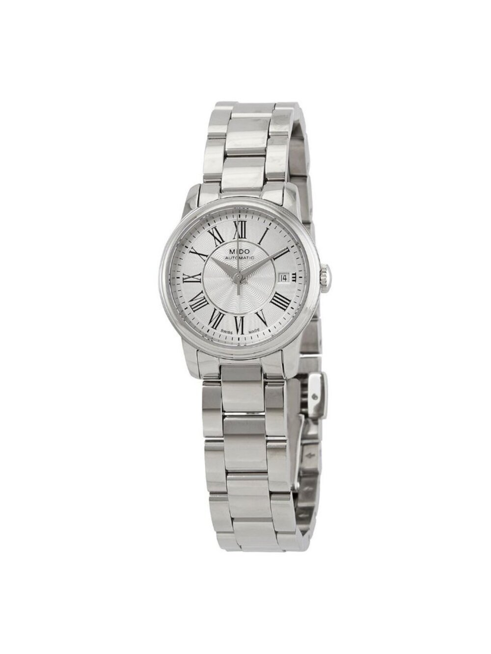 NWT Mido Baroncelli III Automatic Silver Dial Ladies Watch